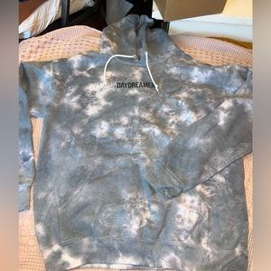 Grey tie dye hoodie!